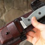Hedge Hog Leatherworks Survival Knife Made in USA